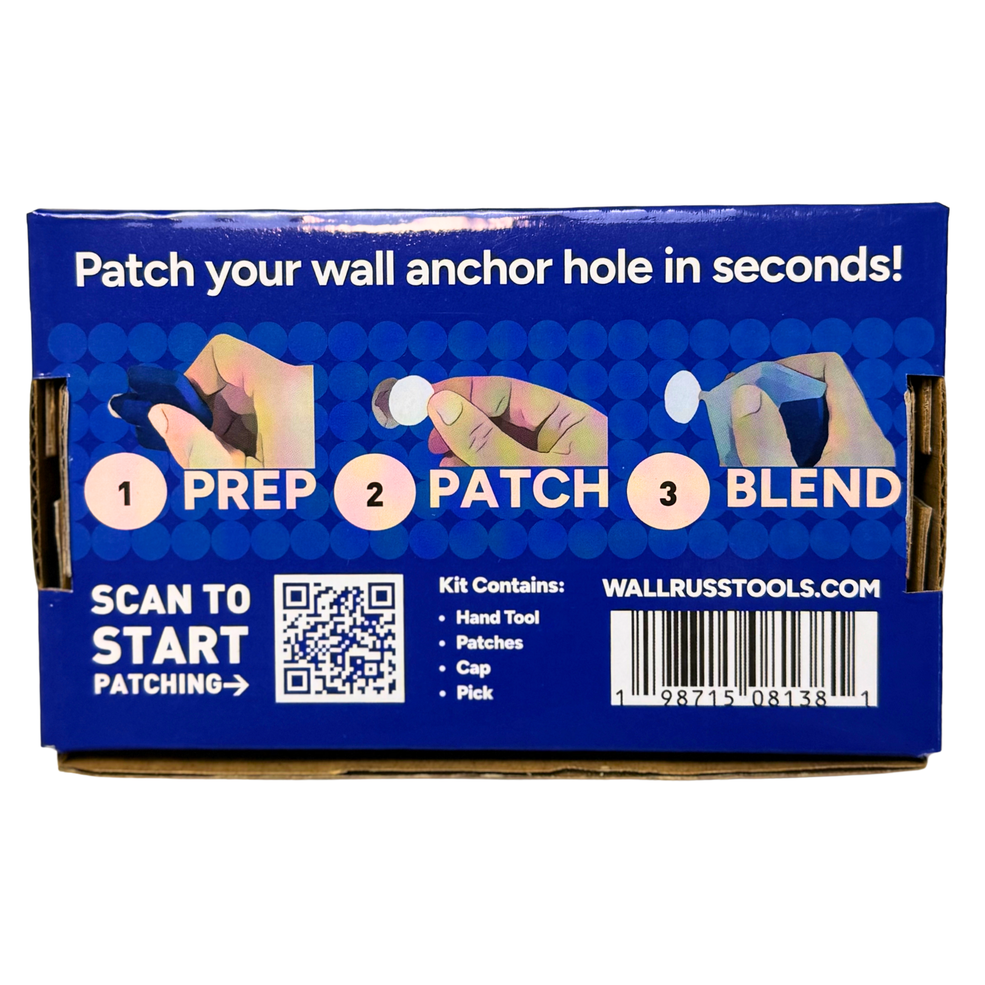 Wait Less Wall The Waitless™ Wall-Patch Kit – Wall-Russ™