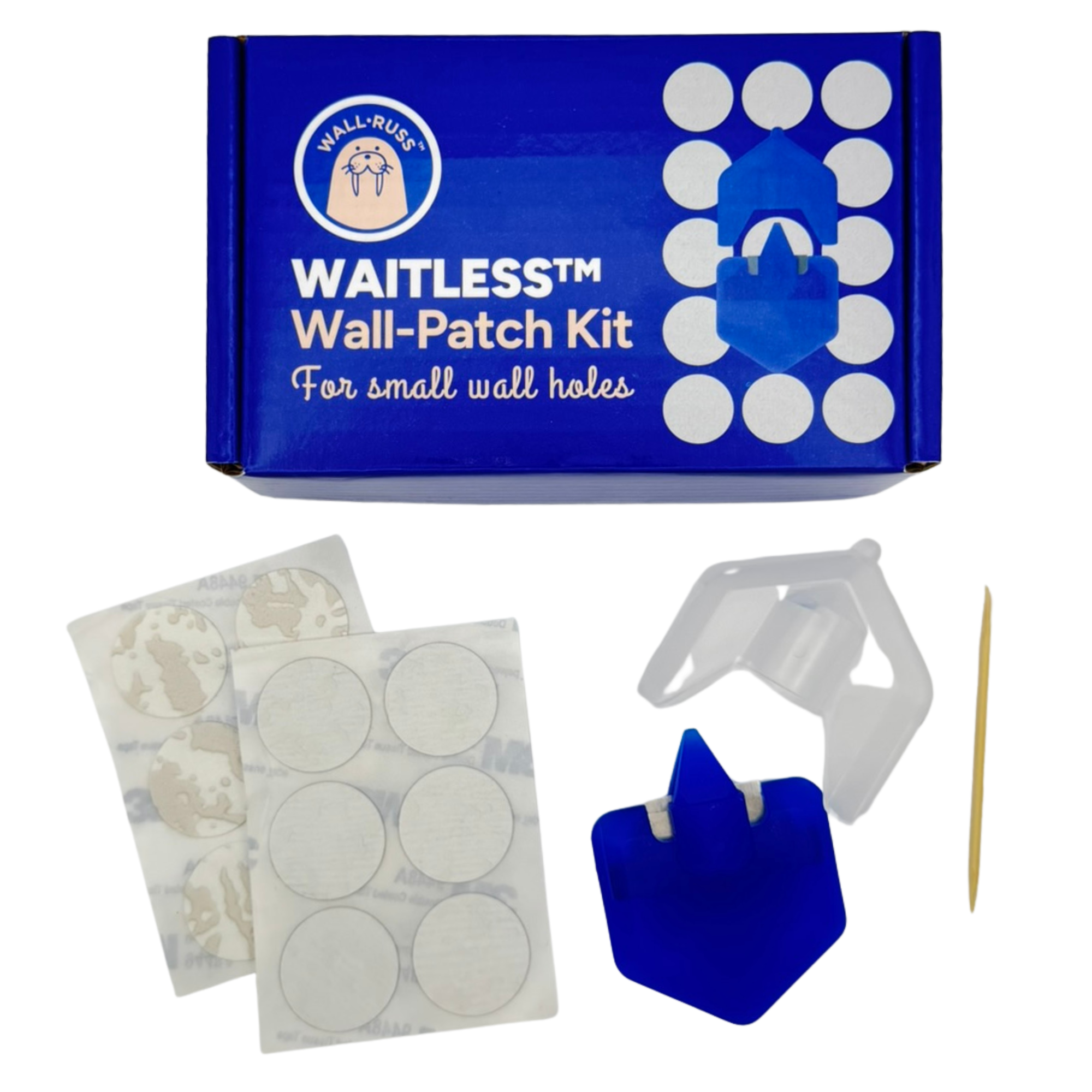 Wait Less Wall The Waitless™ Wall-Patch Kit – Wall-Russ™